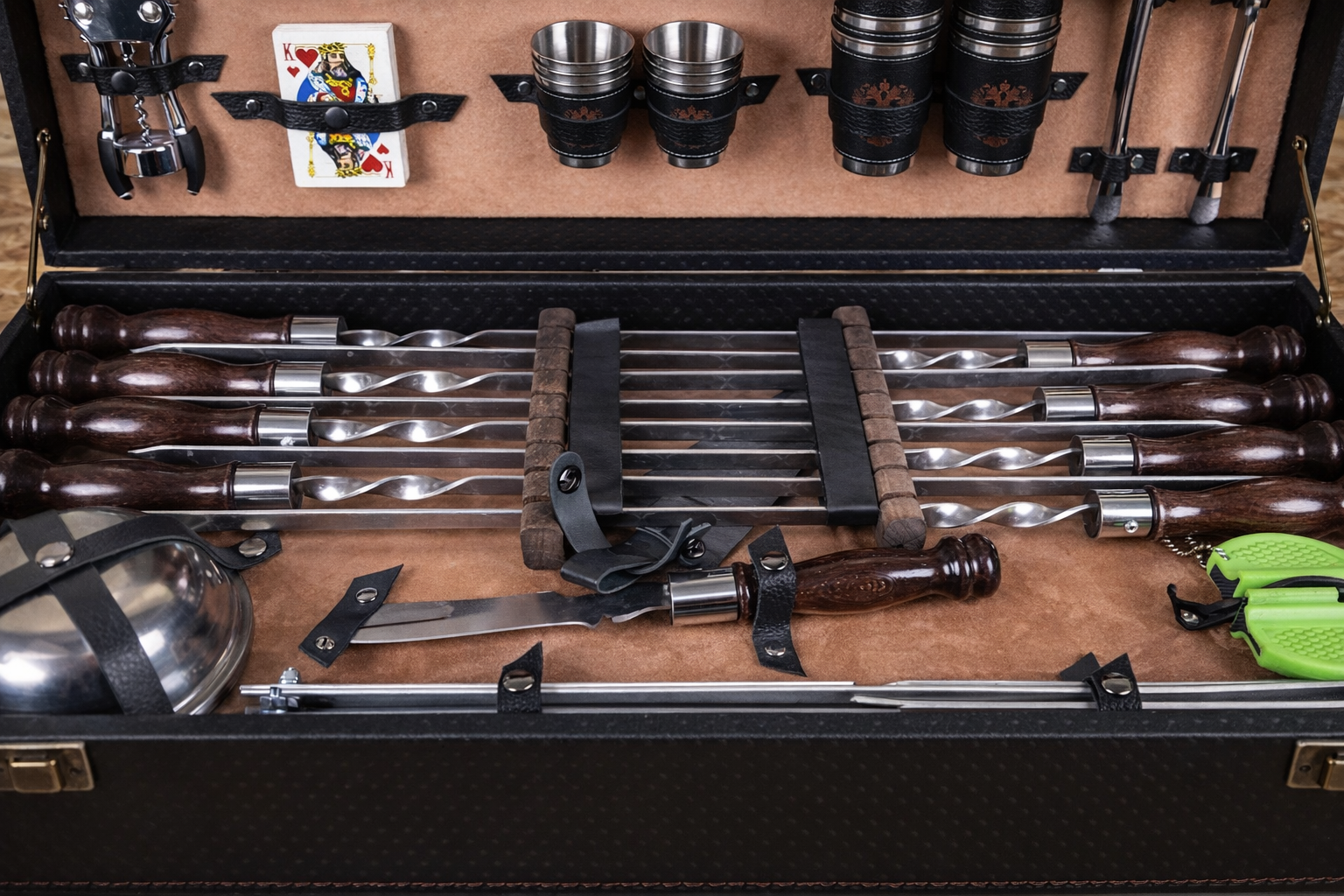 Шашлычный набор Рысь мужской подарок на день рождения